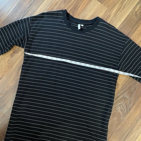 & OTHER STORIES Women’s Size 4 Striped T-Shirt Dress Black & White Knit Pullover - Picture 3 of 7
